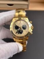 Daytona 126508 Gain Weight VSF 1:1 Best Edition YG Dial Black Subdial On Oyster Bracelet DD4131