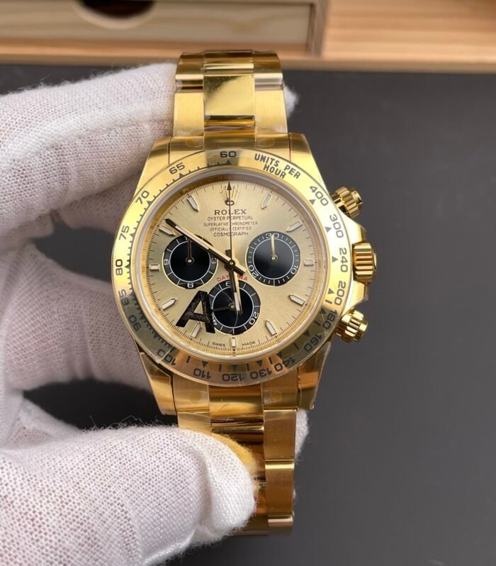 Daytona 126508 Gain Weight VSF 1:1 Best Edition YG Dial Black Subdial On Oyster Bracelet DD4131