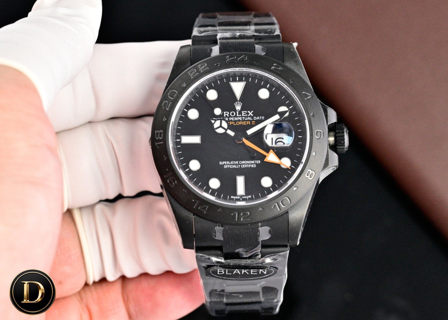 Explorer II 42mm 226570 Black Dial All Black SS 904L DF 1:1 Best Version 3285