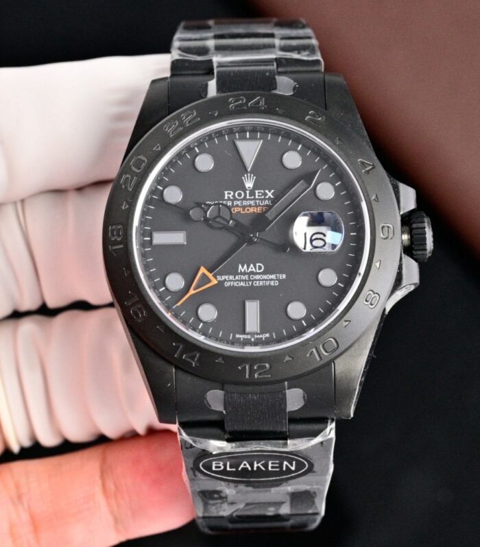 Explorer II 42mm 226570 Grey Dial All Black SS 904L DF 1:1 Best Version 3285