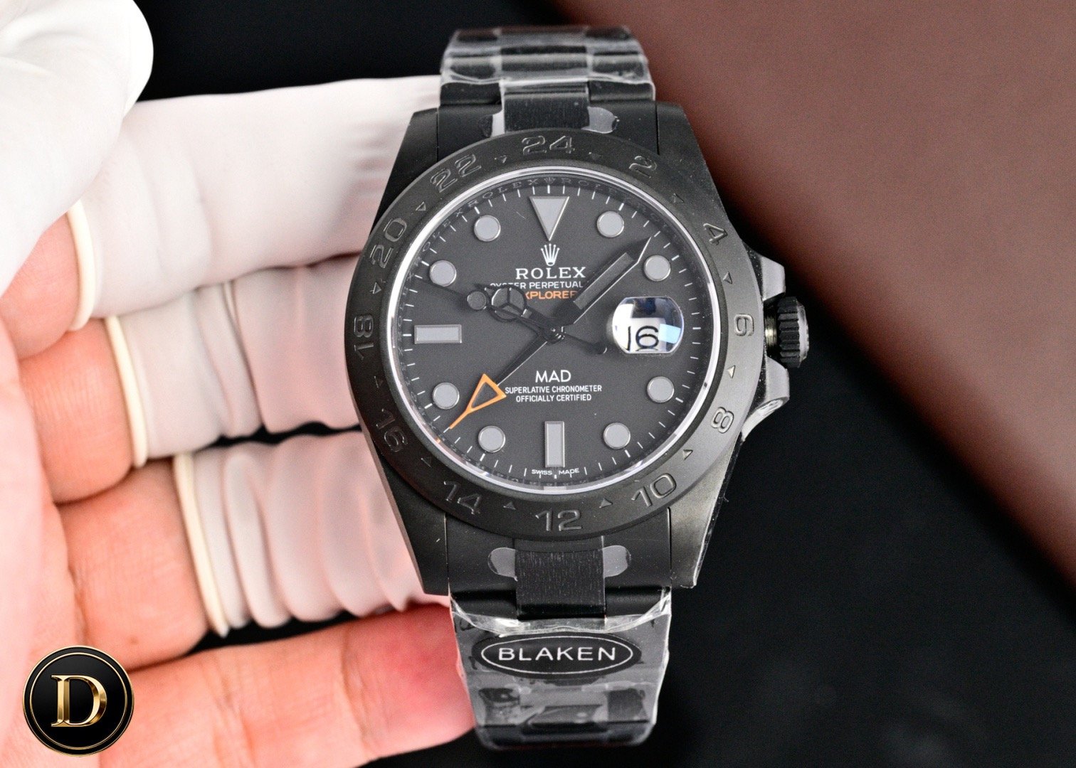 Explorer II 42mm 226570 Grey Dial All Black SS 904L DF 1:1 Best Version 3285