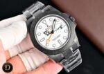 Explorer II 42mm 226570 White dial all black SS 904L DF 1:1 Best version 3285 - Image 4