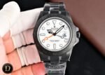 Explorer II 42mm 226570 White dial all black SS 904L DF 1:1 Best version 3285