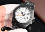 Explorer II 42mm 226570 White dial all black SS 904L DF 1:1 Best version 3285 - Image 3