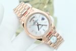 Date/Day  228239 40mm OKF White pearl dial Rose gold case 904L bracelet Movement 3255 - Image 3