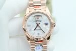 Date/Day  228239 40mm OKF White pearl dial Rose gold case 904L bracelet Movement 3255