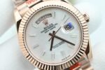 Date/Day  228239 40mm OKF White pearl dial Rose gold case 904L bracelet Movement 3255 - Image 5
