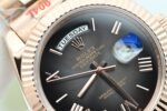 Date/Day 40mm OKF grey dial rose gold case rose gold Roman numeral markers 904Lbracelet 3255 movement - Image 4