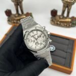 Royal Oak Chrono 26240 SS V2 ZF 1:1 Best Edition Silver Dial On SS Bracelet SA4401 Super Clone - Image 3