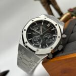 Royal Oak Chrono 26240 SS V2 ZF 1:1 Best Edition Black Dial On SS Bracelet SA4401 Super Clone - Image 5