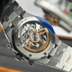Royal Oak Chrono 26240 SS V2 ZF 1:1 Best Edition Black Dial On SS Bracelet SA4401 Super Clone - Image 9