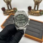 Royal Oak Chrono 26240 SS V2 ZF 1:1 Best Edition Green Dial On SS Bracelet SA4401 Super Clone - Image 3